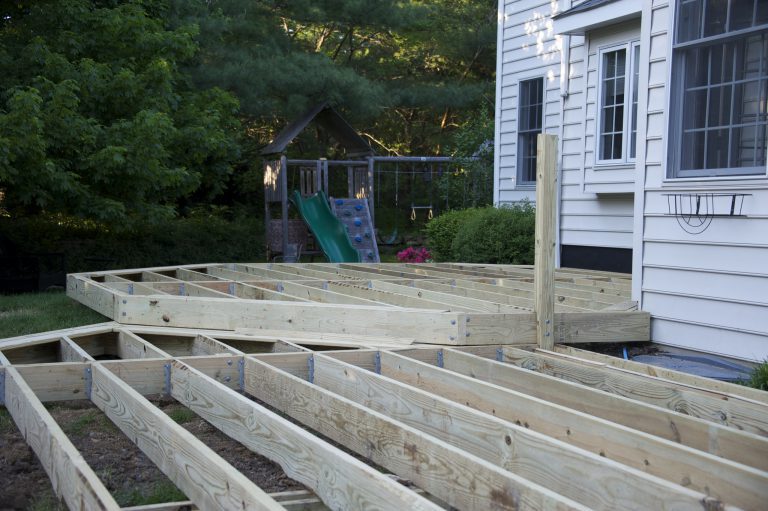 Build a floating deck 3