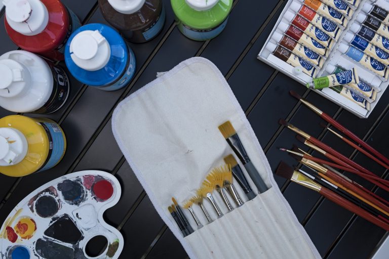 Make an acrylic painting 3