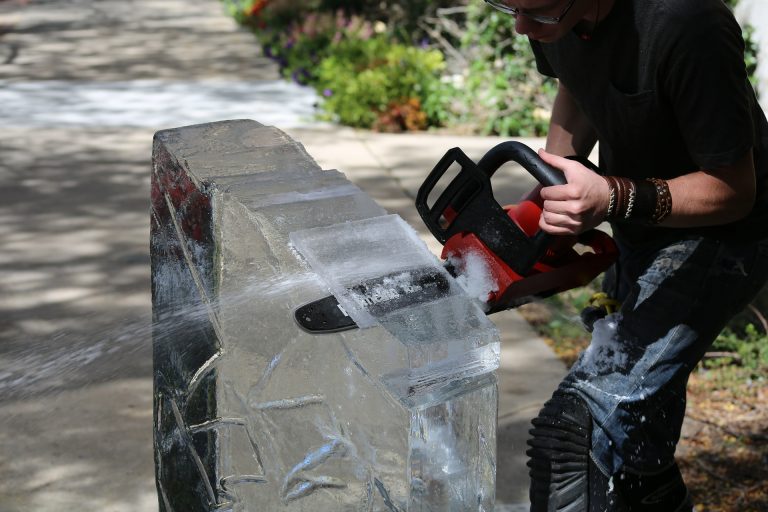 Make an ice sculpture 2