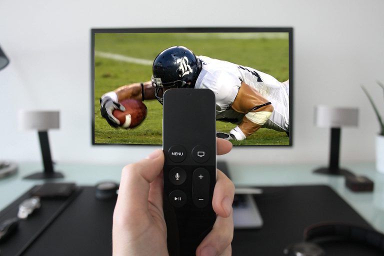 Watch a football game on tv 3