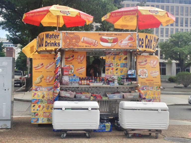 Go to a hot dog stand 3