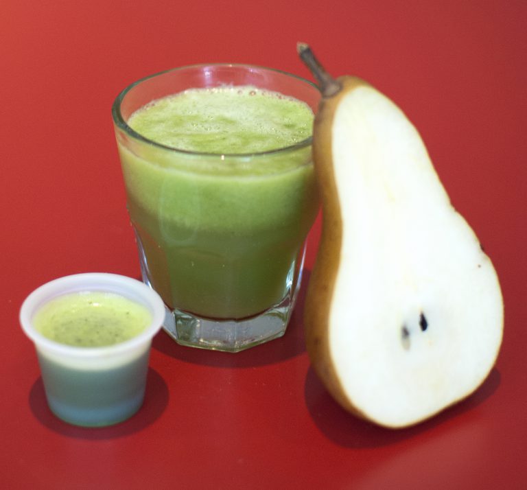 Have some wheatgrass juice 3