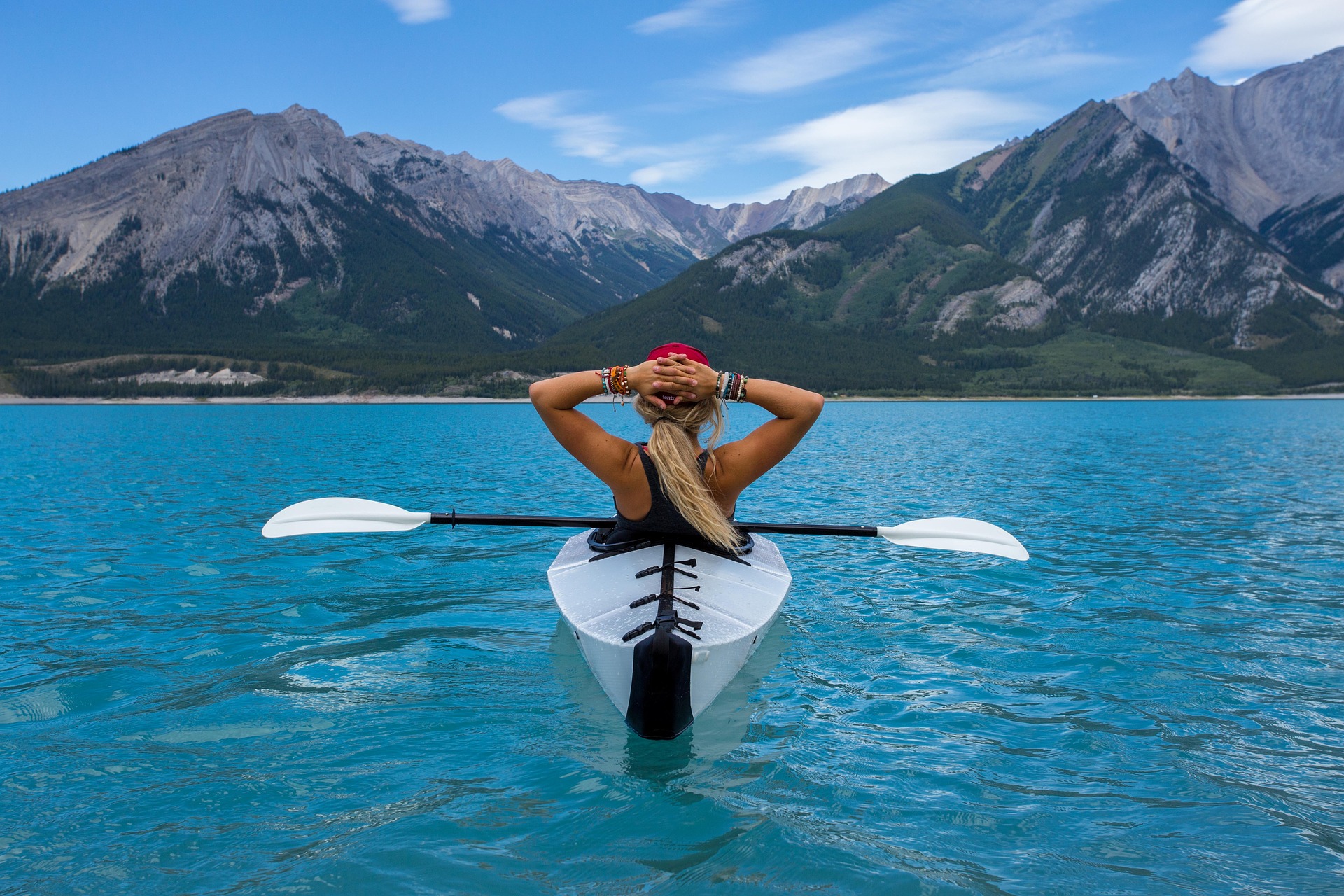 Enjoy fresh water recreation Sea Kayak Mountains
