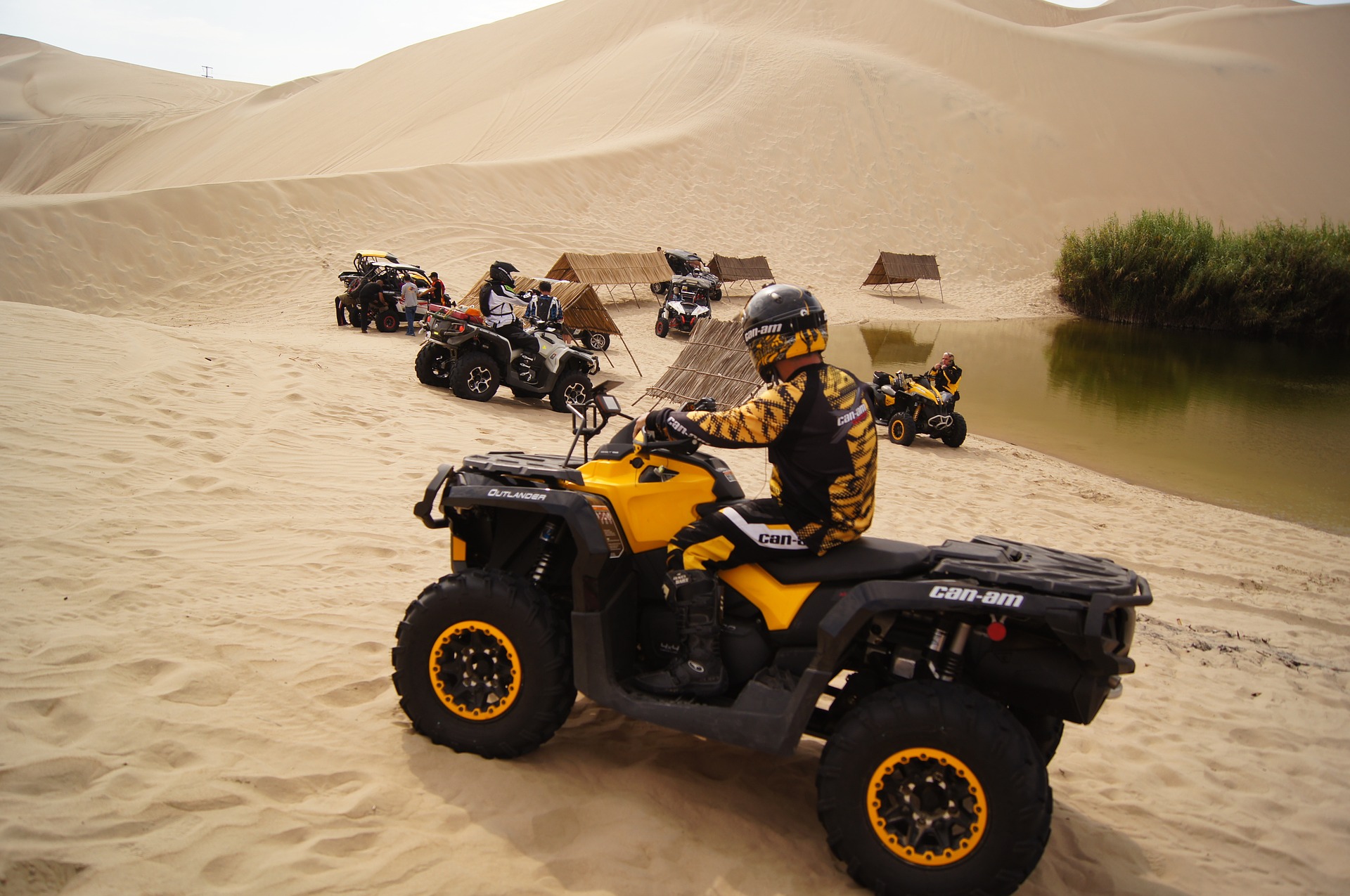 Atv Riding Desert Sand Dunes Recreation Ideas