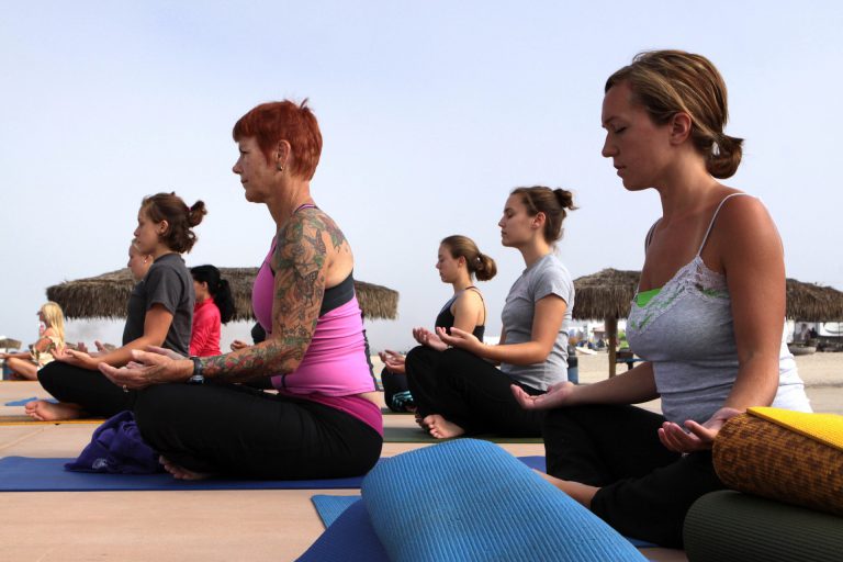 Take a yoga class 3