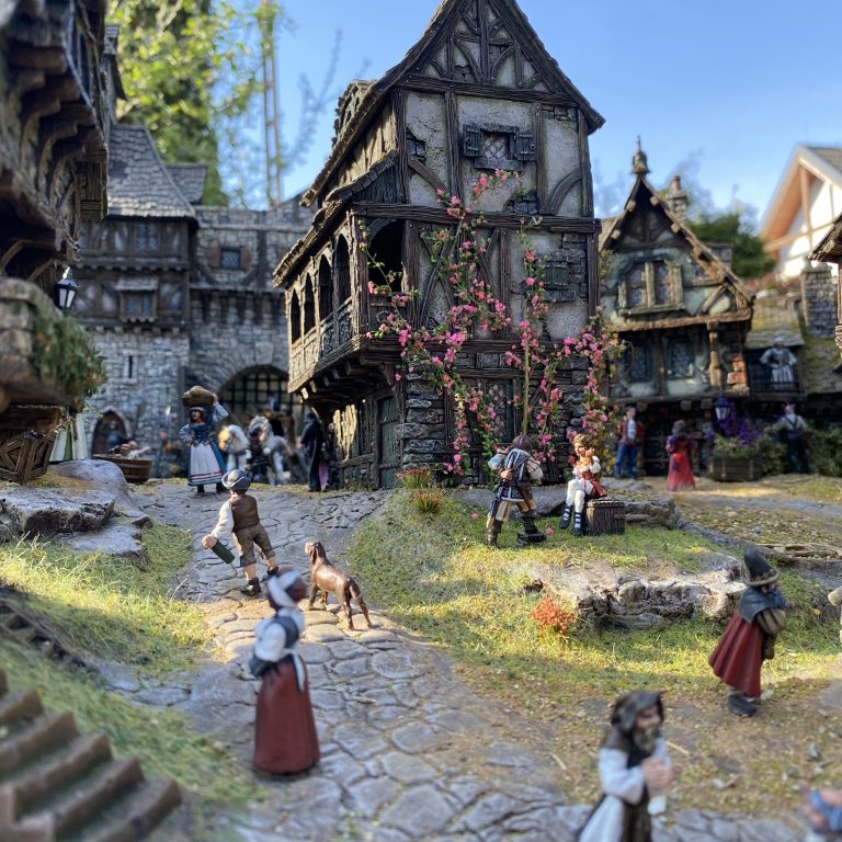 Miniature medieval city