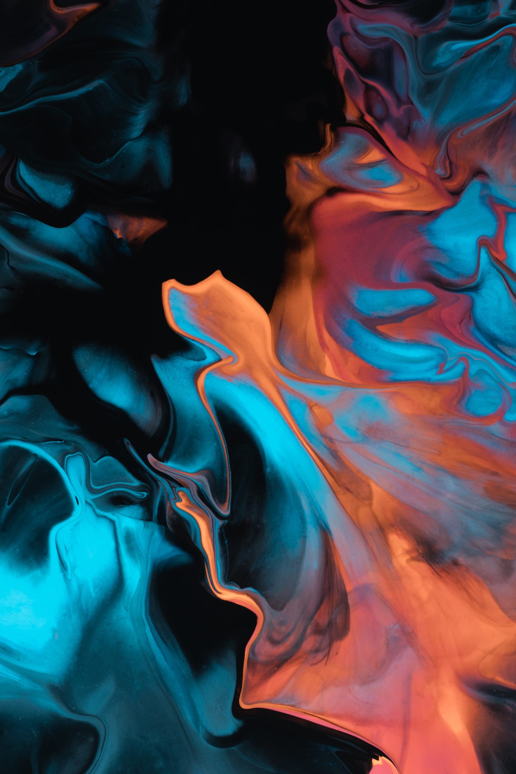 Acrylic Fluid Art Painting