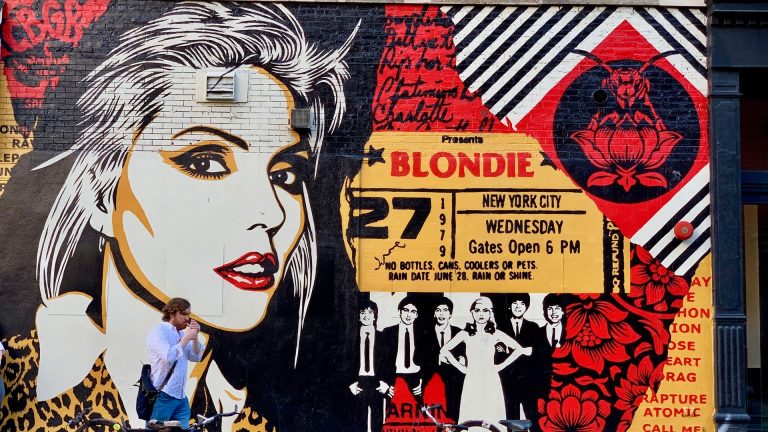 Blondie Street Art Mural