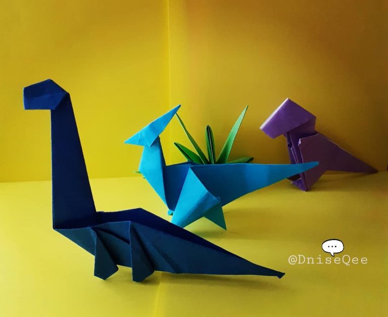 Dinosaur Origami
