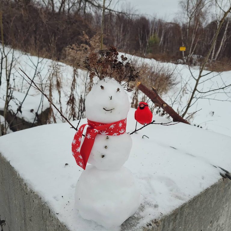 I have been making these mini-men all over the place for years. I have even made them and dropped them off on neighbour’s doorsteps! #randomactsofsnowmen
