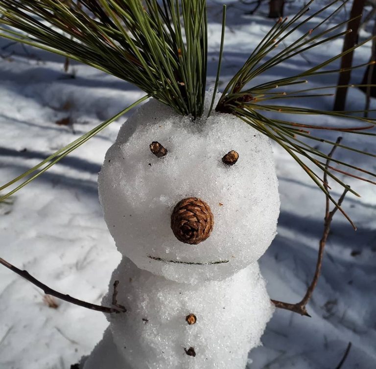 Mini-men! You can make them anywhere!#randomactsofsnowmen
