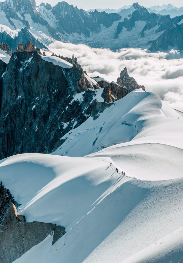 Epic winter hiking views