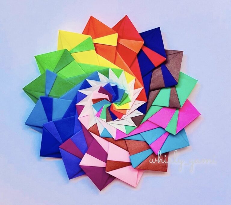 Folds of Balance- The Origami Mandala