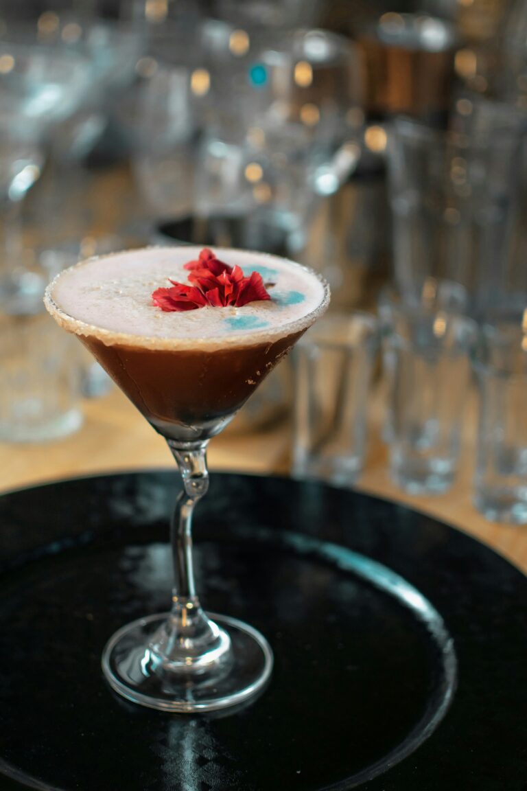 Martini Glass Mocktail