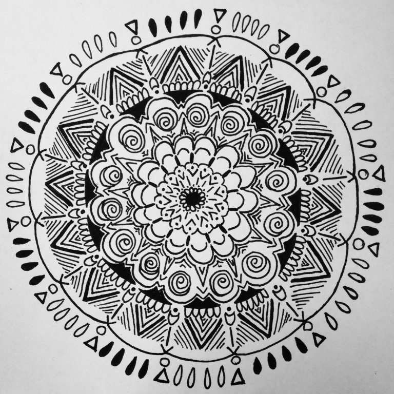Mandala drawing