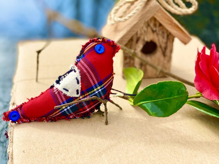 Bird Sewn at Wee Gems