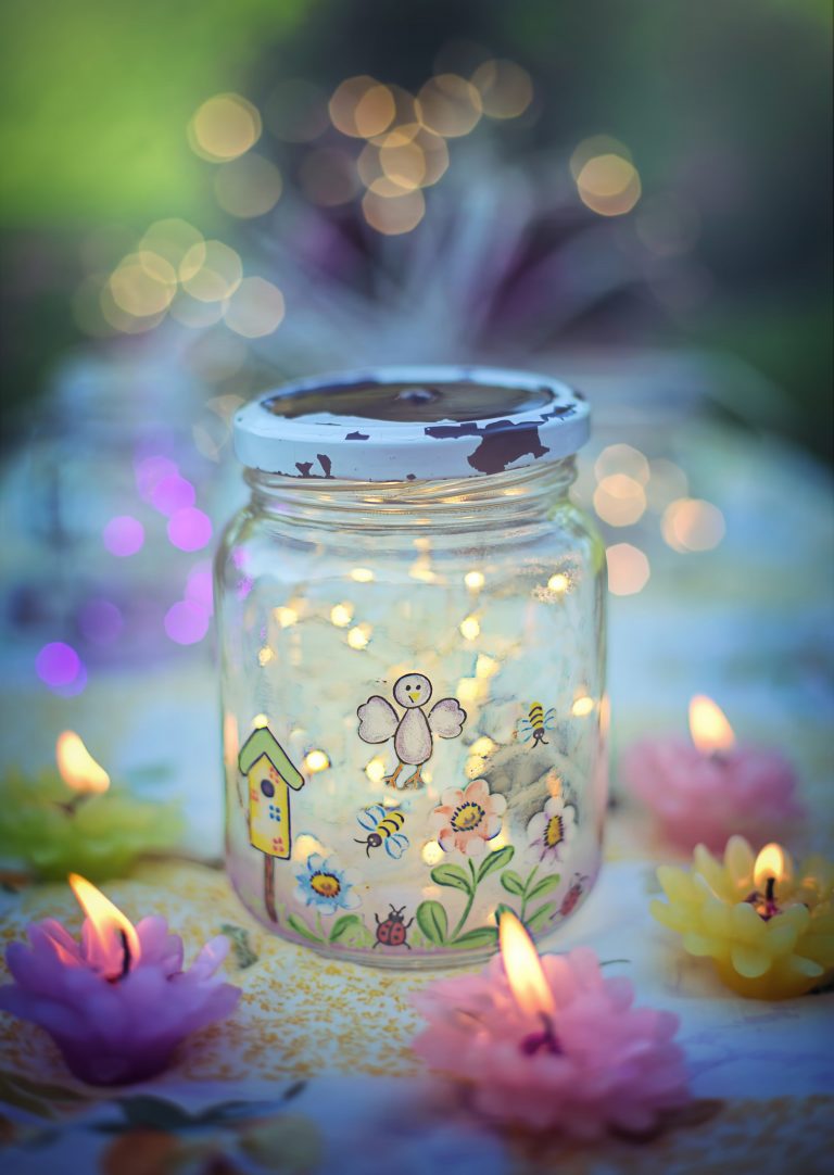 Firefly mason jar lantern