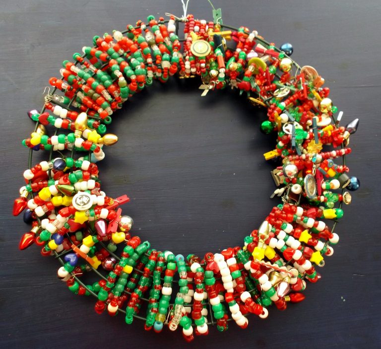 Christmas Bead Wreath
