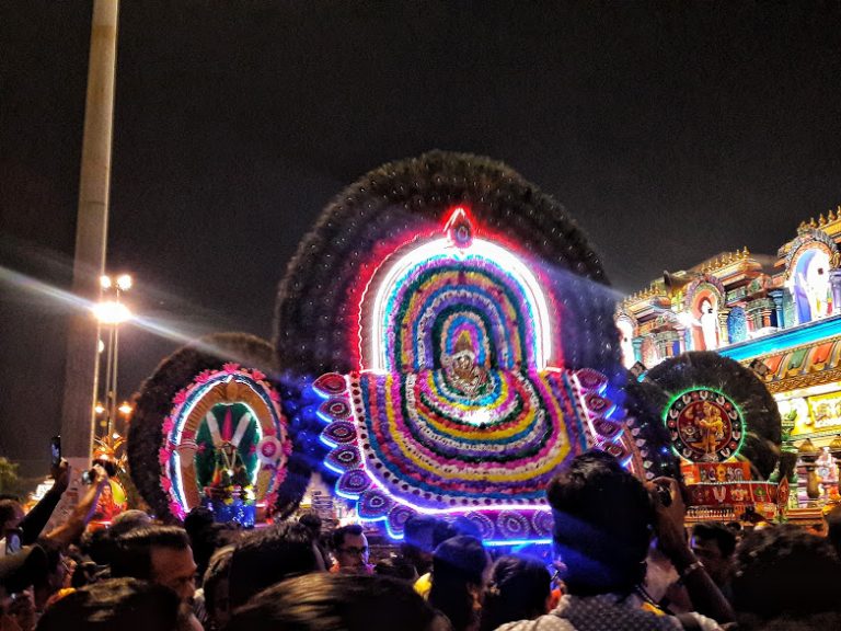 Colourful Kavadi Dance at Batu Caves