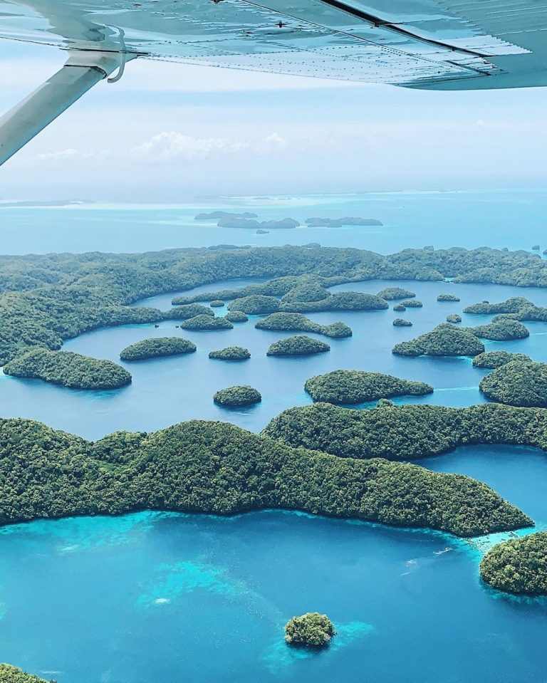 Palau from the air