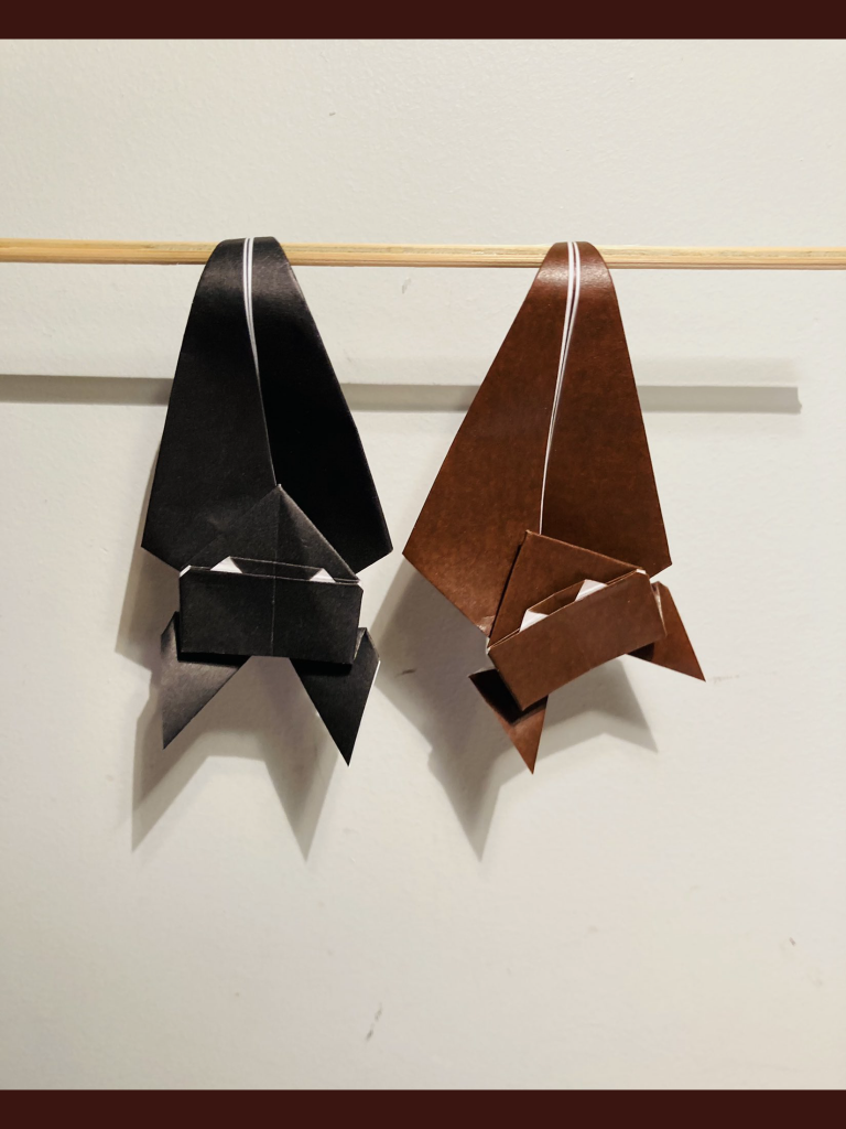 Origami Halloween Bats