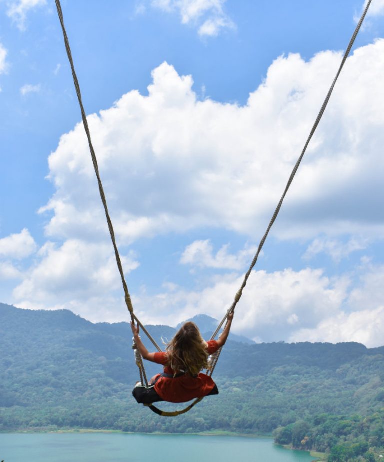 My favorite attraction of them all was the swing.