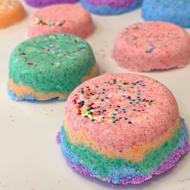 Rainbow Sprinkle Bath Bombs