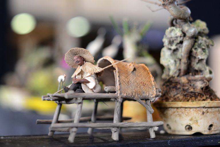 Miniature Japanese Figure