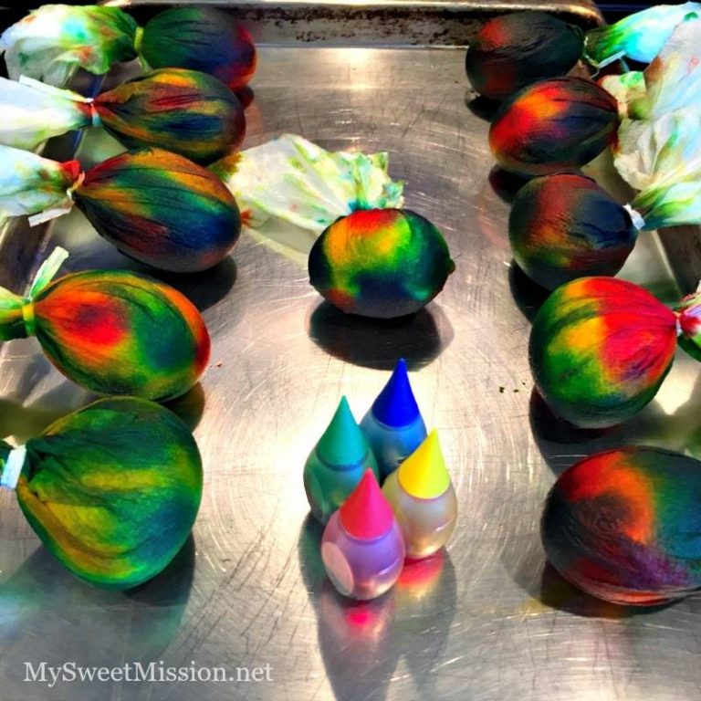 Tie Dye Easter Eggs